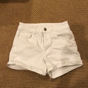 American Eagle White Shorts